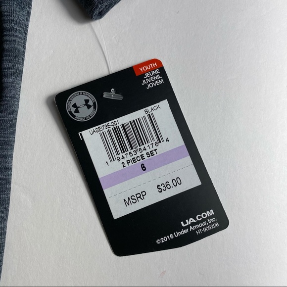 Under Armour Boys Tee Shirt & Shorts Set Outfit - Picture 5 of 7